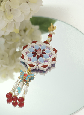 2025馥棠【绯雪-宝相花】压襟