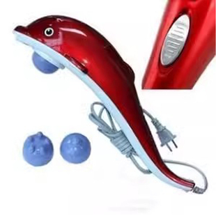 瑞丰大功率小海豚按摩器颈椎腰部背部红外手持式电动震动仪棒捶打