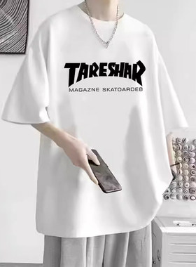 半袖恤衣服超火潮牌潮流cec男网红港风时尚短袖宽松个性百搭tins