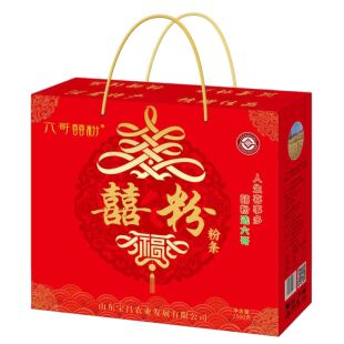 六哥囍粉粉条非遗产品传统制作 结婚 定亲 喜庆随手礼3斤礼盒装