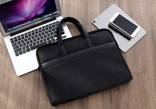 康百手提公文包事务包办公外勤资料文件包商务会议袋出差电脑包