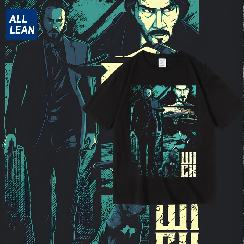 疾速追杀美剧短袖印花半袖