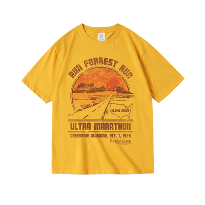 电影阿甘正传周边圆领短袖t恤