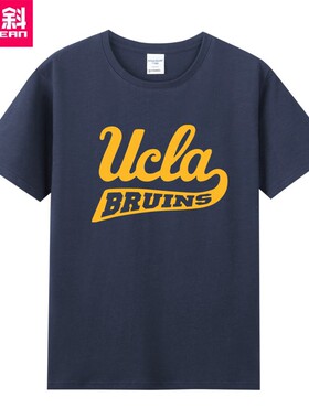男女款bfT恤美国美式usc南加州大学篮球名校ncaa印花周边纯棉短袖