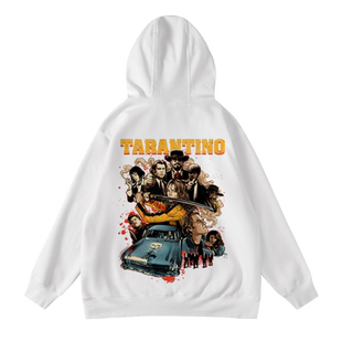 低俗小说欧美电影杀死比尔致敬昆汀周边加绒宽松连帽卫衣秋冬男女