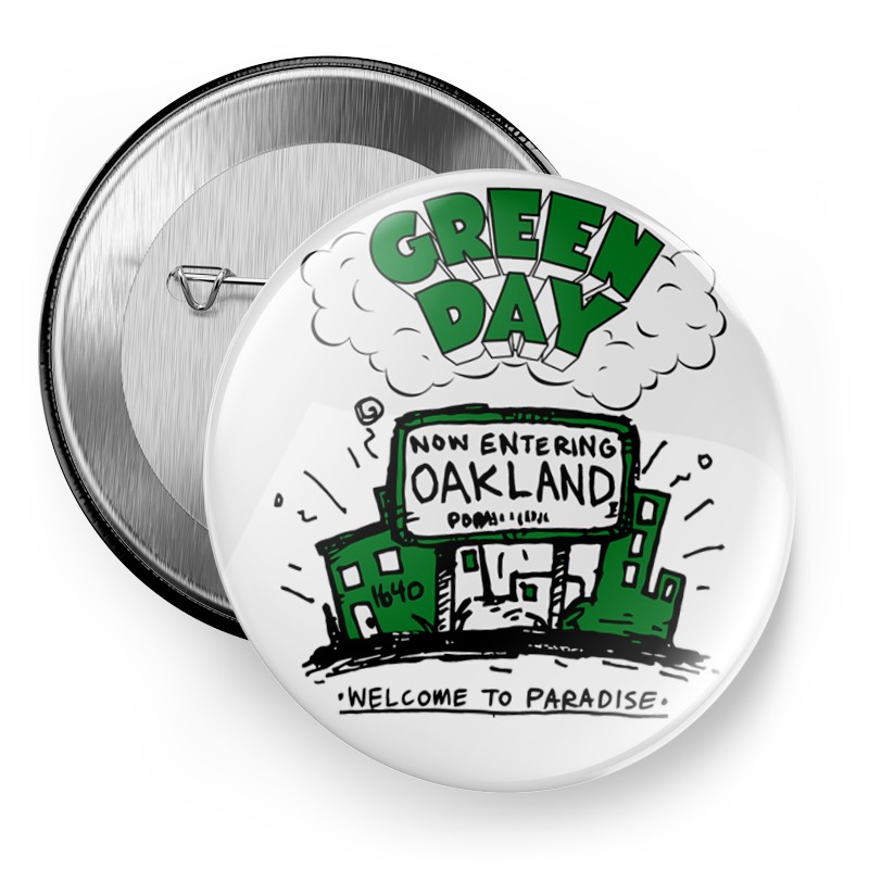 greenday绿日吧唧胸章挂件冰箱贴