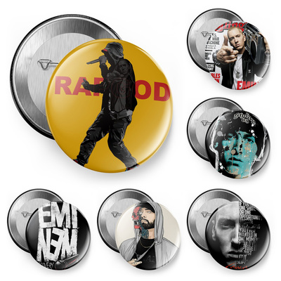 eminem吧唧徼章胸章别针磁冰箱贴