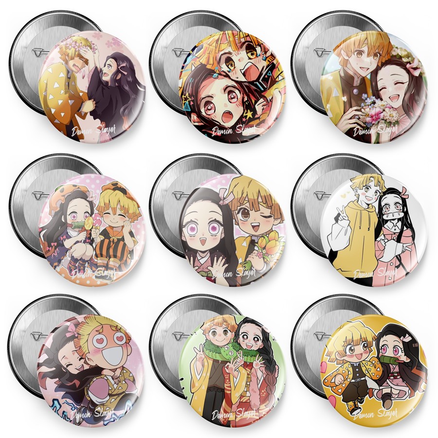 鬼灭之刃子吧唧胸章包挂件冰箱贴