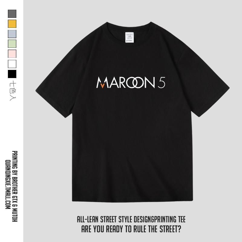 青少年打底衫魔力红乐队短袖T恤