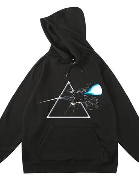 卡通动漫二次元潮流龙珠冲击波联名pinkfloyd连帽衫套头卫衣秋冬