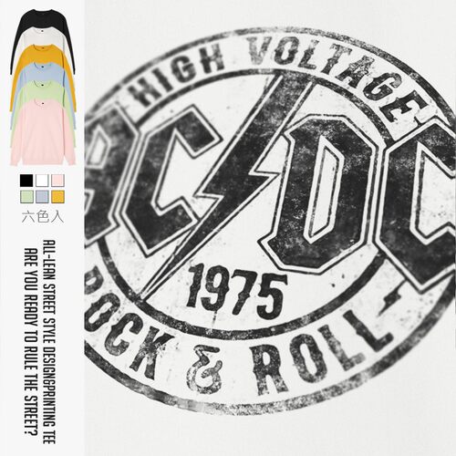 bf摇滚国潮男女同款情侣圆领卫衣