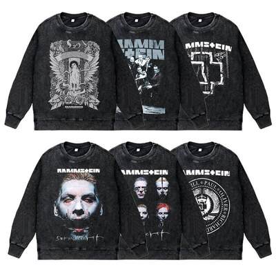 美式复古做旧舒适卫衣