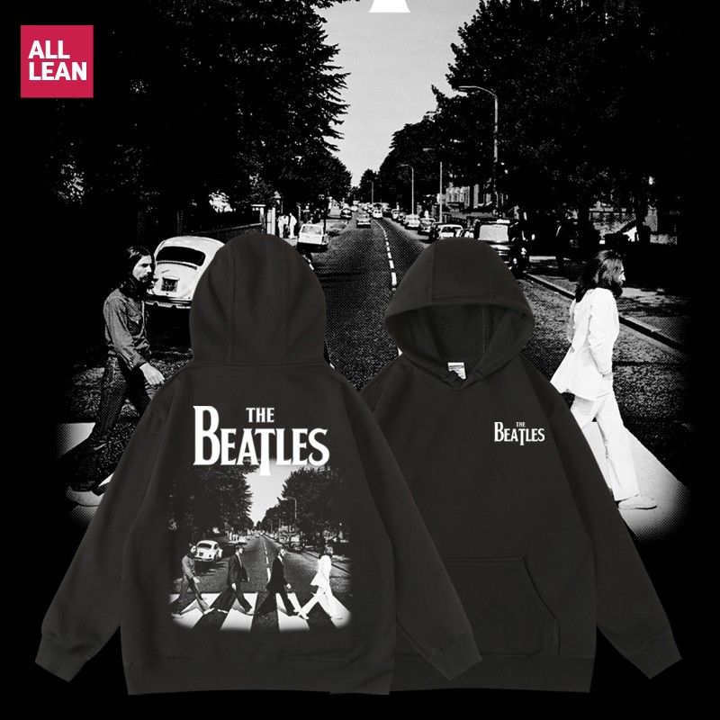 披头士摇滚印花卫衣男款