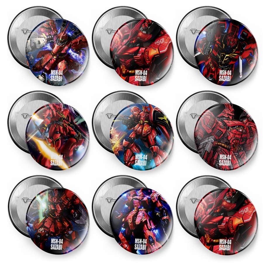 高达机动战士吧唧胸章书包挂件贴