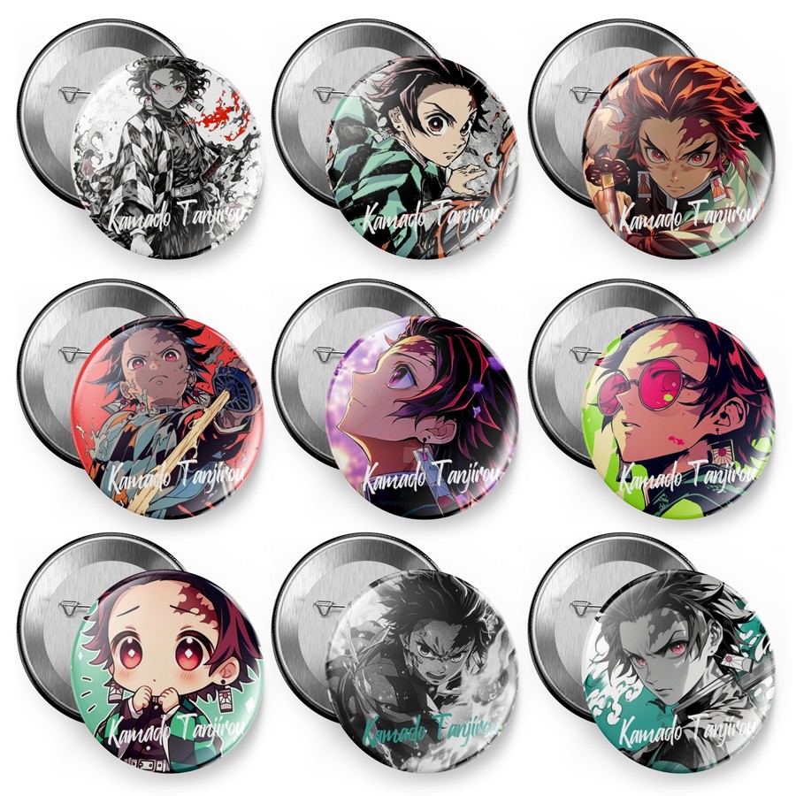 鬼灭之刃胸章书包挂件磁吸冰箱贴