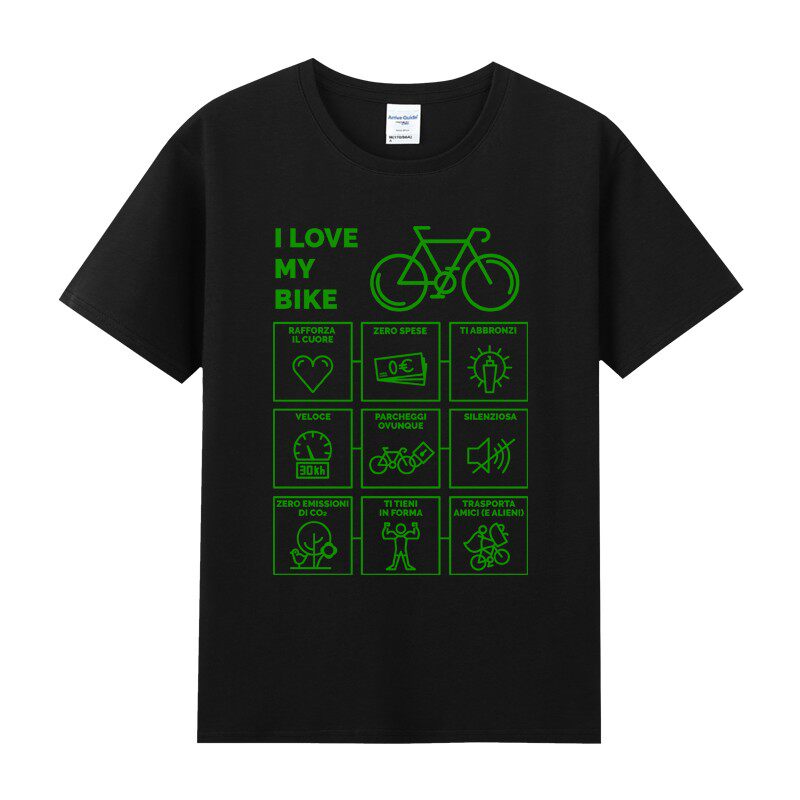 2017夏季青少年纯棉圆领短袖T恤打底衫个性印花运动自行车骑行