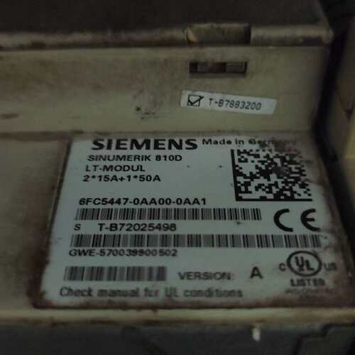 议价SINUMERIK 810D LT-MODUL模块，型可维修