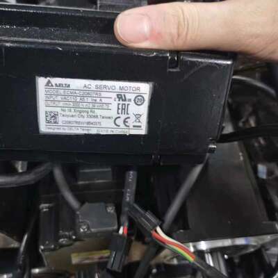议价台达750W电机ECMA-C20807RS正常回来，成色可维修