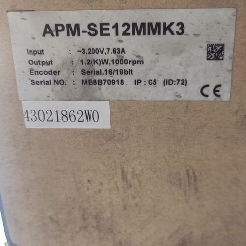 议价 LS伺服电机 APM-SE12MMK3 两台，全新原装，1.可维修