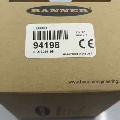 议价BANNER邦纳LE550D激光传感器，，质量保证！可维修