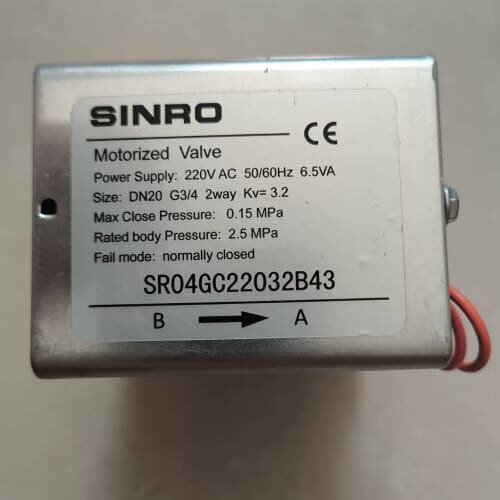 议价 SINRO新菱电动二通阀 SR04GC22032B43可维修