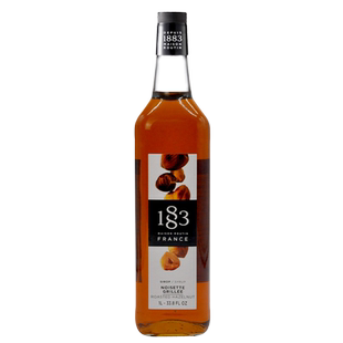 法国进口1883露田香烤榛果风味糖浆/榛果果露1000ml 调咖啡鸡尾酒