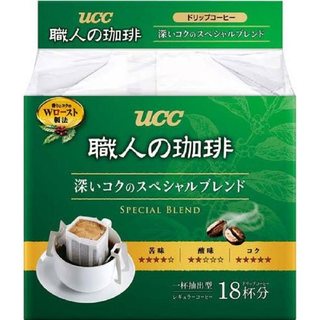 现货日本UCC 滤挂式职人咖啡 深度品味特调浓郁型店长推荐18包