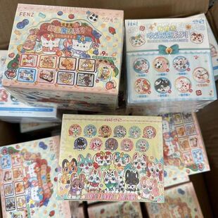 官谷有兽焉可动眼吹泡泡甜蜜魔法徽章盲盒二次元周边吧唧谷子批发