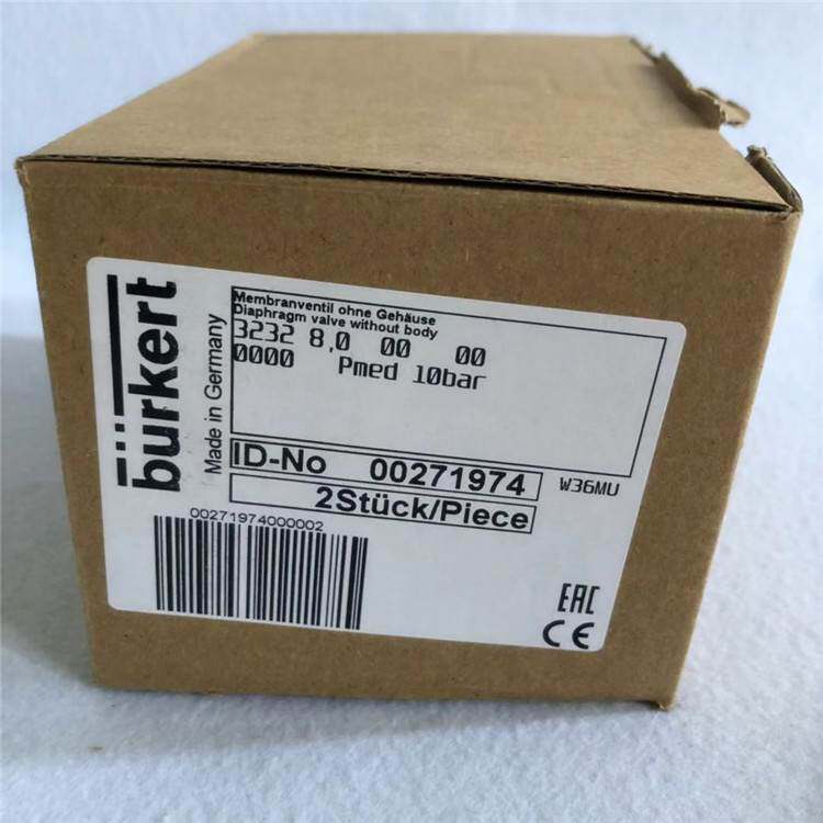 burkert手动隔膜阀3232塑料阀体隔膜阀00271974原装271974