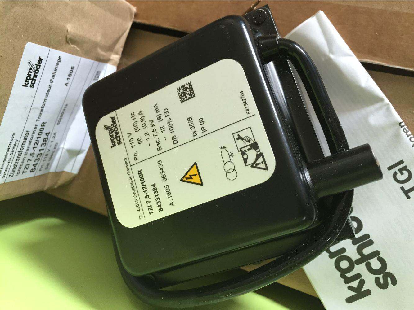 krom 霍科德点火变压器tzi7.5-20/33r 115v