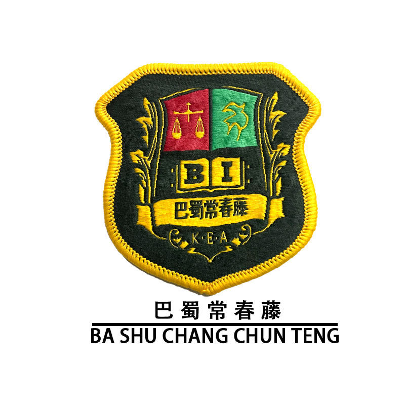 校徽现货 定制学生校服班服团体服表演服园服校徽巴蜀常春藤学校
