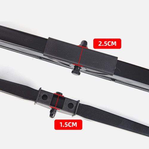 穿螺丝雨刮器挖掘机装载机大客车轮船中巴校吊机车专用有骨雨刷片