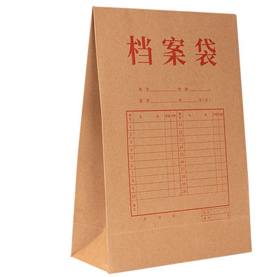 10个装得力5953档案袋商务办公a4