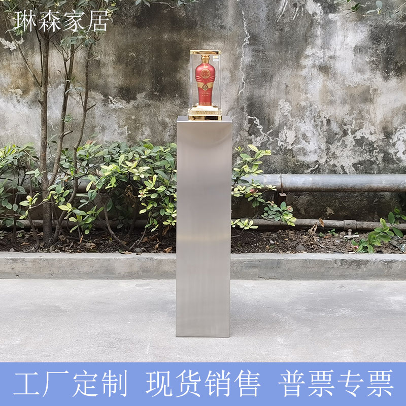 方形展台立柱拉丝方柱图片