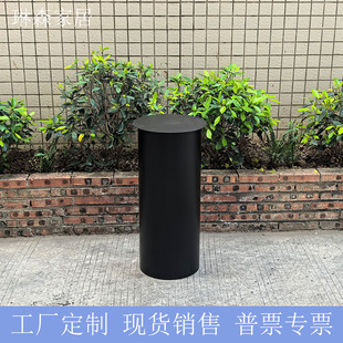 烤漆哑黑 不锈钢台柱 锁螺丝 家具腿 餐桌脚 桌腿脚 中岛支撑立柱