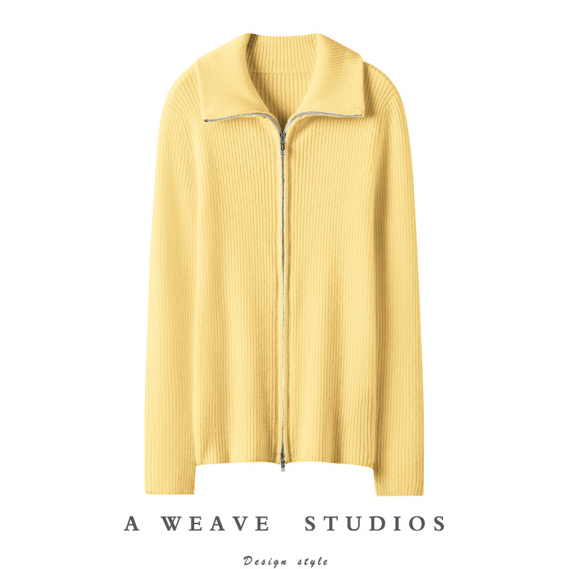 冬凤凰吸睛穿搭！双头拉链100%纯山羊绒开衫女毛衣针织打底开衫厚,女装/女士精品,羊绒衫,淘宝优惠券,粉丝福利购,淘宝优惠卷