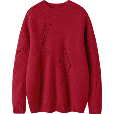 冬凤凰高端100%纯山羊绒衫