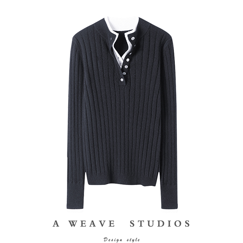 冬凤凰高端100%纯山羊绒衫