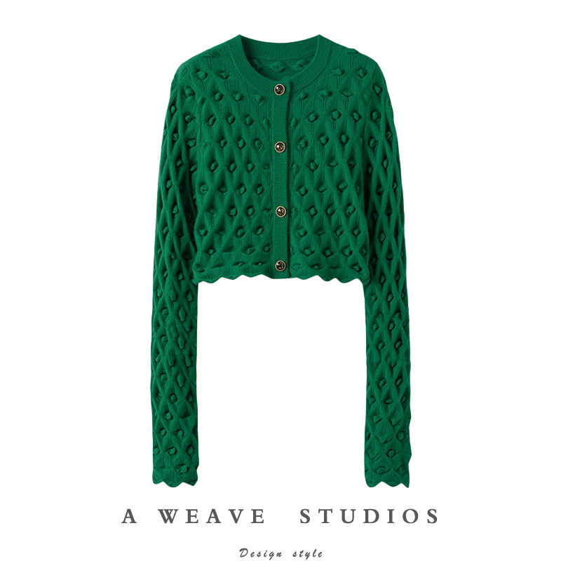 冬凤凰复古提花工艺2024春新款纽扣装饰纯羊绒针织开衫女,女装/女士精品,羊绒衫,淘宝优惠券,粉丝福利购,淘宝优惠卷