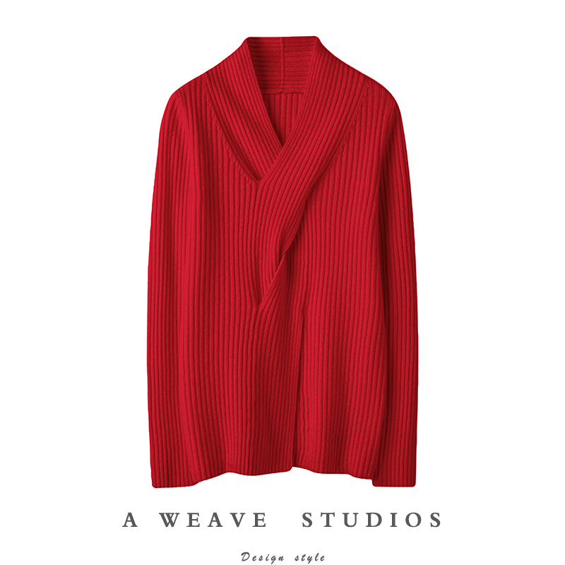 冬凤凰高端100%纯山羊绒衫