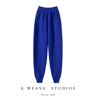 足够 子哈伦裤 强推 子女外穿休闲针织裤 重磅加厚羊绒裤 寒冷冬季