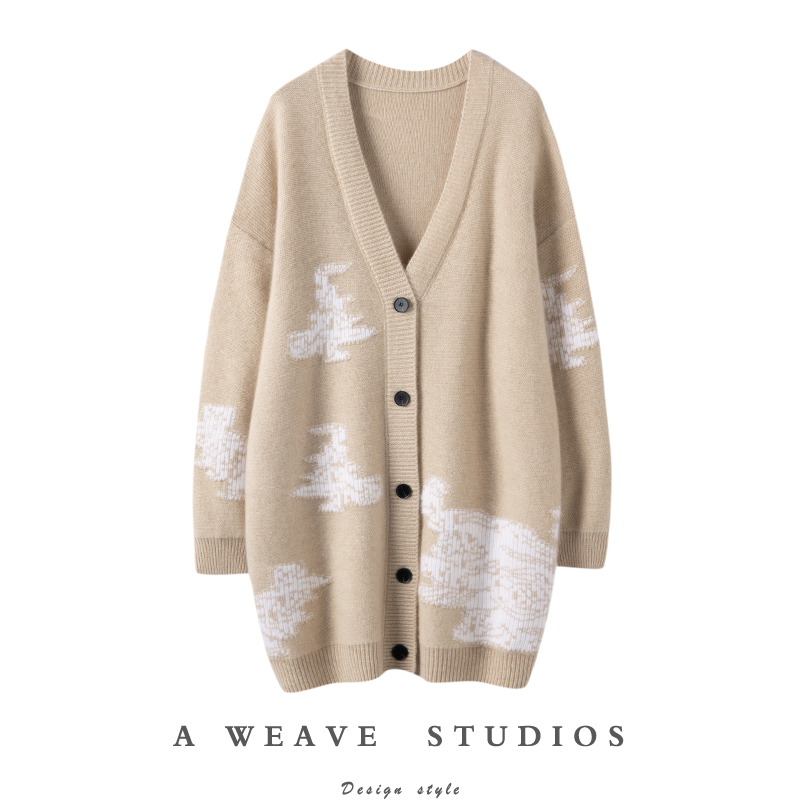 冬凤凰高端100%纯山羊绒衫