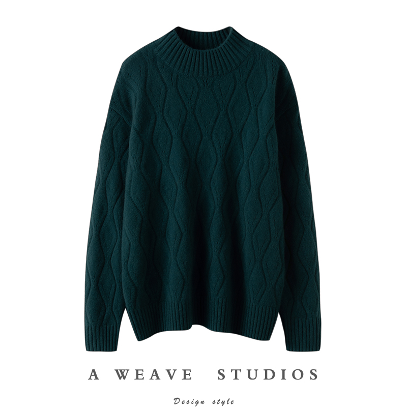 冬凤凰高端100%纯山羊绒衫