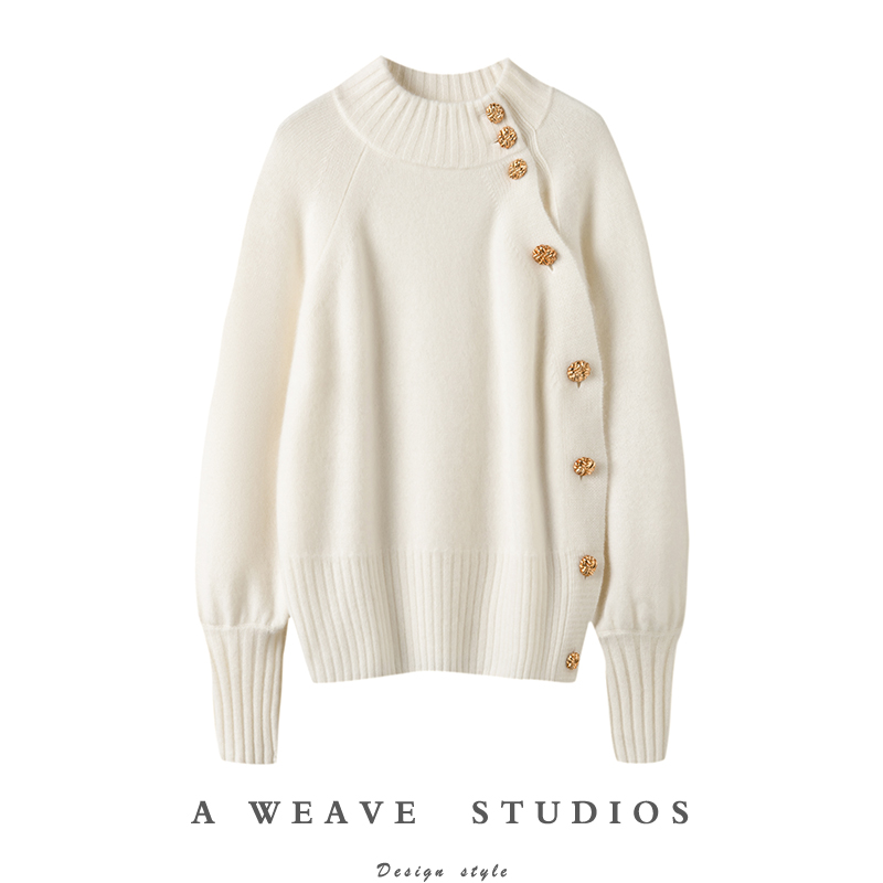 冬凤凰高端100%纯山羊绒衫