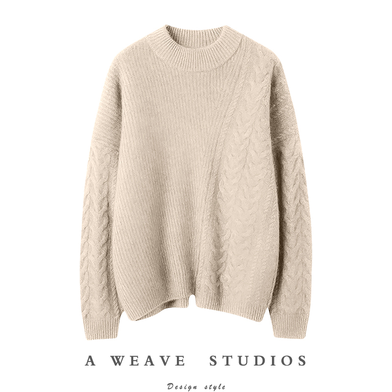 冬凤凰高端100%纯山羊绒衫