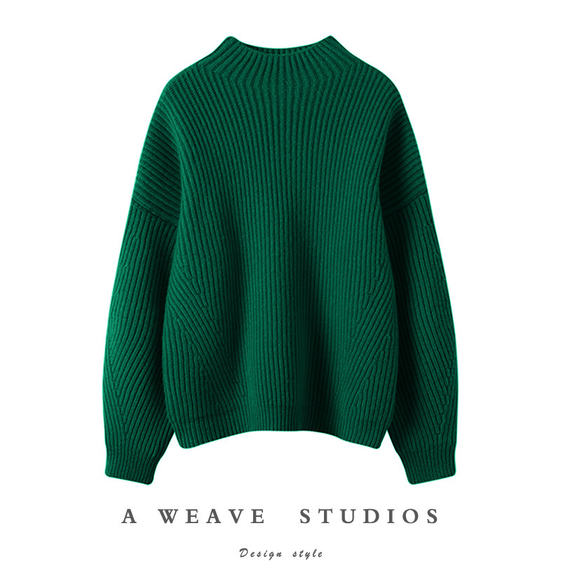 非常好搭配的款~2024春新款重磅加厚高领羊绒衫女纯羊绒毛衣宽松,女装/女士精品,羊绒衫,淘宝优惠券,粉丝福利购,淘宝优惠卷