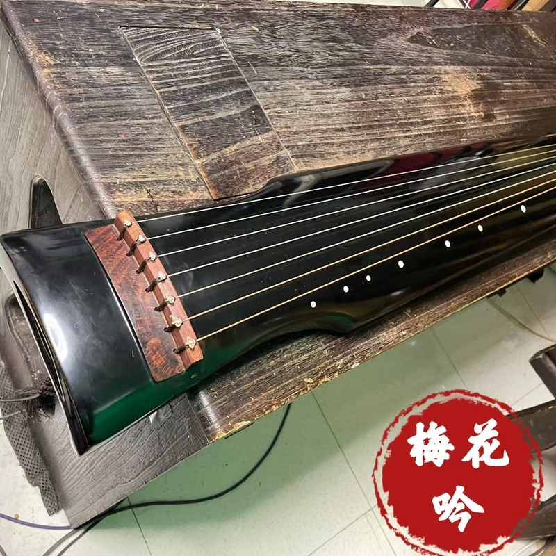 古琴老杉木收藏级绕梁式纯手工生漆专业演奏初学者成人实木
