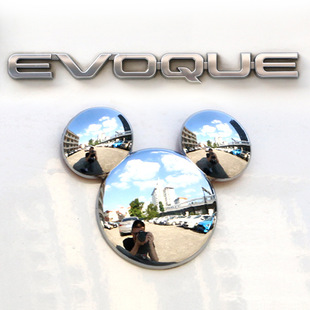 2020鼠年春节新年老鼠金属汽车个性 饰贴 车贴3D立体创意车标装