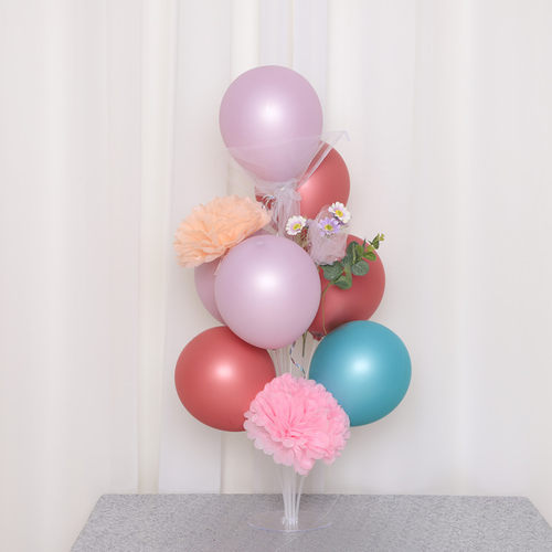 Balloon table floating transparent bracket transparent ball