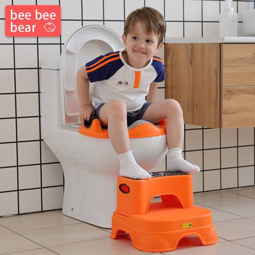 Children's toilet seat cushion footstool baby footstool cha